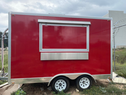 2024 7x11 RED Food/Drink Concession Trailer, In Stock in Austin, TX